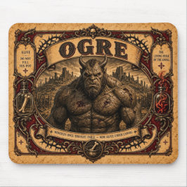Oger, Vintage-Zirkusmonster Mousepad