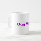 Ogg Vorbis Kaffeetasse (Vorderseite Links)