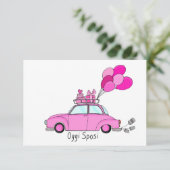 Oggi Sposi - Italienische Hochzeit Einladung (Stehend Vorderseite)