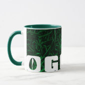 Oggun und grüne Kette Tasse (Links)