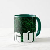 Oggun und grüne Kette Tasse (VorderseiteRechts)
