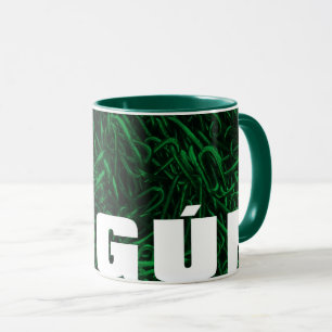 Oggun und grüne Kette Tasse