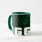 Oggun und grüne Kette Tasse (Vorderseite Links)