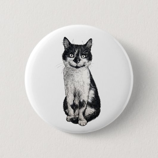 Ogie die Katze Button (Vorderseite)