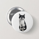 Ogie die Katze Button (Vorne & Hinten)