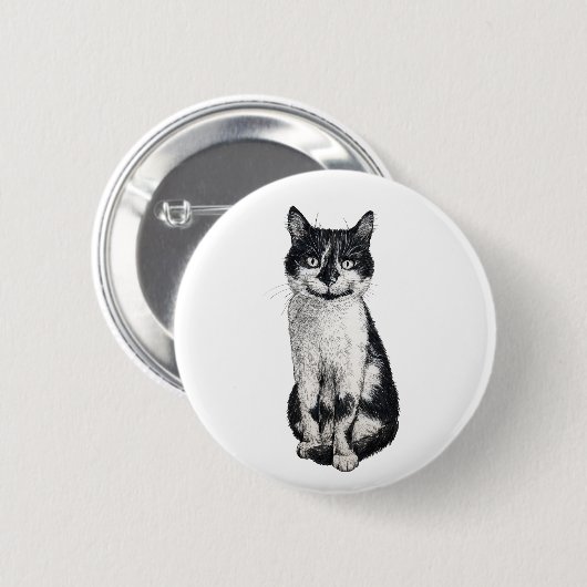 Ogie die Katze Button (Vorne & Hinten)