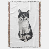 Ogie die Katze Decke (Vorderseite Vertikal)