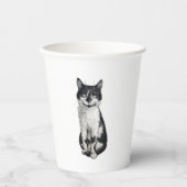 Ogie die Katze Pappbecher (Vorderseite)