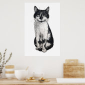 Ogie die Katze Poster (Küche)