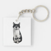 Ogie die Katze Schlüsselanhänger (Rückseite)