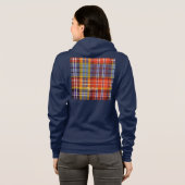 Ogilvie Clan karierter schottischer Tartan Hoodie (Schwarz voll)