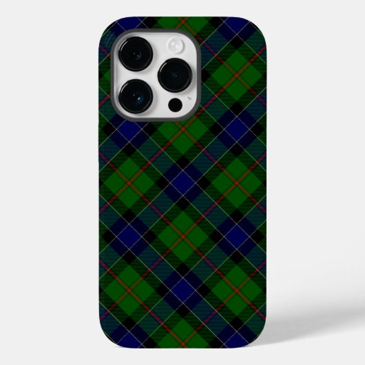 Ogilvie Tartan Blau kariert Case-Mate iPhone Hülle (Rückseite)