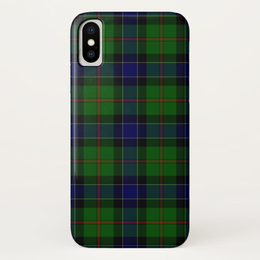 Ogilvie Tartan Blau kariert Case-Mate iPhone Hülle (Rückseite)