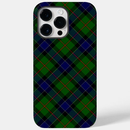 Ogilvie Tartan Blau kariert Case-Mate iPhone Hülle (Rückseite)
