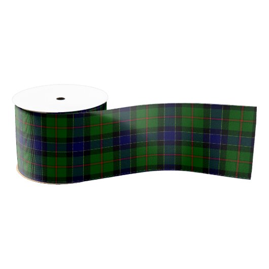 Ogilvie Tartan Blau kariert Ripsband (Spule)