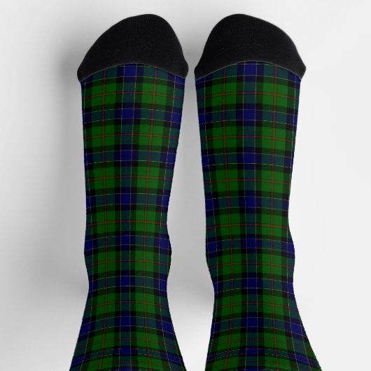 Ogilvie Tartan Blau kariert Socken (Oben)