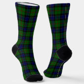Ogilvie Tartan Blau kariert Socken (Gewinkelt)