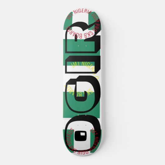 OGIR JMT NIGERIA 8 1/4" Skateboarddecke Skateboard (Vorderseite)