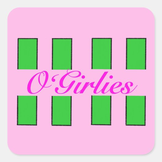 O'Girlies Sticker (Vorderseite)