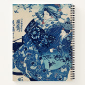 Ogiya uchi Hanaogi von Utagawa Kuniyoshi Notizblock (Rückseite)
