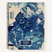 Ogiya uchi Hanaogi von Utagawa Kuniyoshi Notizblock (Vorderseite)