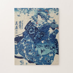 Ogiya uchi Hanaogi von Utagawa Kuniyoshi Puzzle