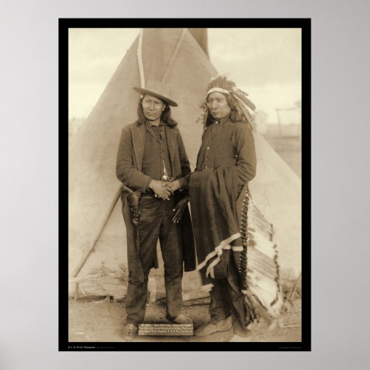 Oglala Chiefs Red Cloud & American Horse SD 1891 Poster (Vorne)