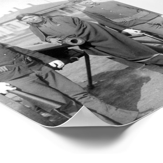 Oglala Indian Plenty Horses Poster (Ecke)