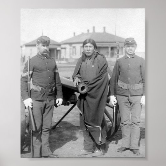 Oglala Indian Plenty Horses Poster (Vorne)