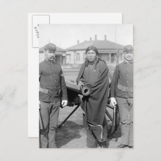 Oglala Indian Plenty Horses Postkarte (Vorne/Hinten)