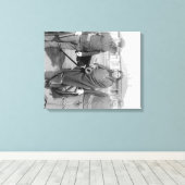 Oglala Indian Plenty Horses with 2 White Soldier Leinwanddruck (Insitu (Holzboden))