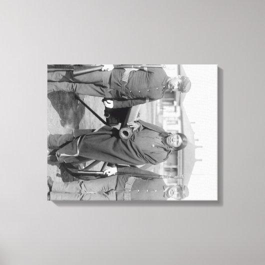 Oglala Indian Plenty Horses with 2 White Soldier Leinwanddruck (Vorderseite)