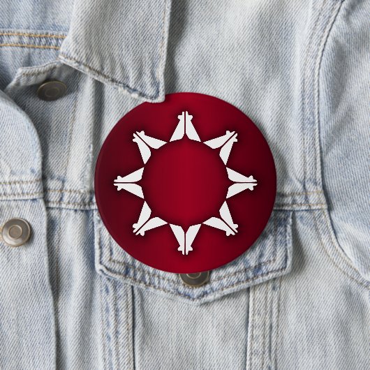 Oglala Lakota Flag Button (Beispiel)