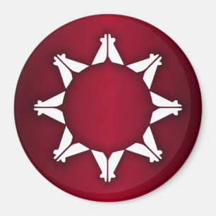 Oglala Lakota Flag Magnet