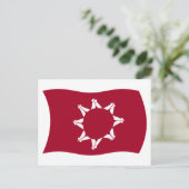 Oglala Lakota Flag Postkarte (Stehend Vorderseite)