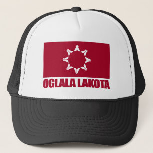 Oglala Lakota Flagge Truckerkappe