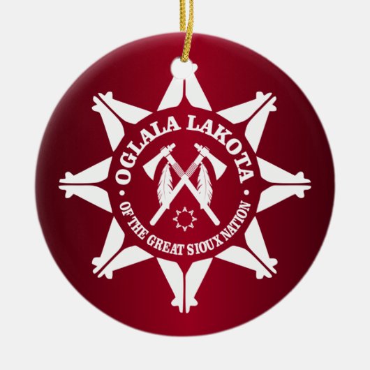 Oglala Lakota Keramikornament (Vorne)