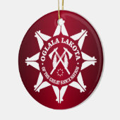Oglala Lakota Keramikornament (Links)
