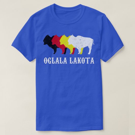 Oglala Lakota Sioux 1  T-Shirt (Design vorne)