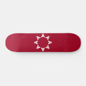 Oglala Lakota Sioux Fahne Skateboard (Horizontal)