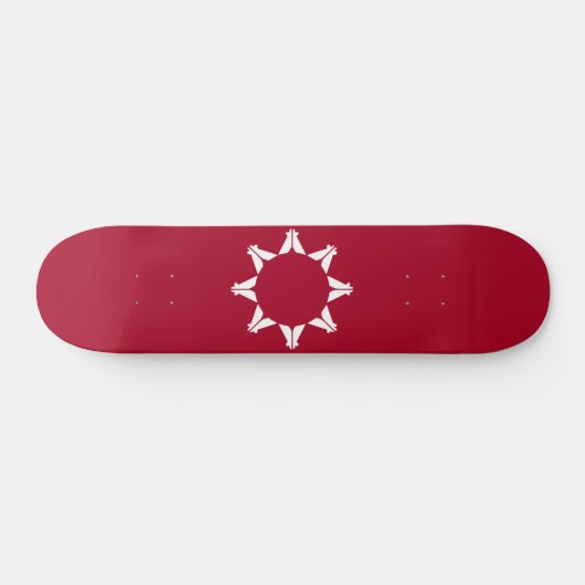 Oglala Lakota Sioux Fahne Skateboard (Horizontal)