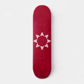 Oglala Lakota Sioux Fahne Skateboard (Vorne)