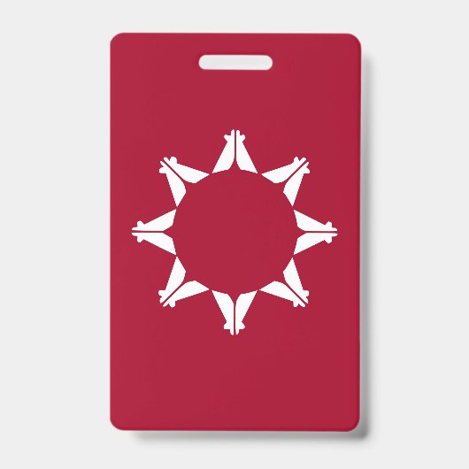 Oglala Lakota Sioux Flag Ausweis (Vorderseite)