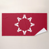 Oglala Lakota Sioux Flag Badehandtuch (Badehandtuch)