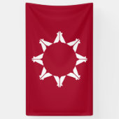 Oglala Lakota Sioux Flag Banner (Vertikal)