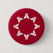 Oglala Lakota Sioux Flag Button (Vorderseite)