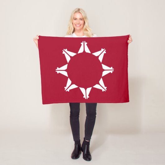 Oglala Lakota Sioux Flag  Fleecedecke (Beispiel)