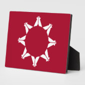 Oglala Lakota Sioux Flag Fotoplatte (Seite)