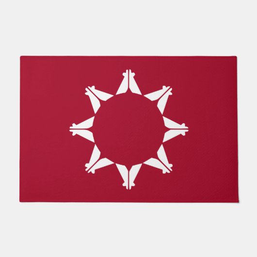 Oglala Lakota Sioux Flag Fußmatte (Vorderseite)
