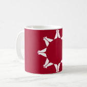 Oglala Lakota Sioux Flag Kaffeetasse (Vorderseite Links)